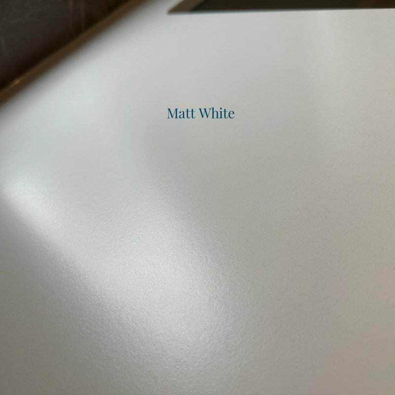 matt white quartz stone kitchen top