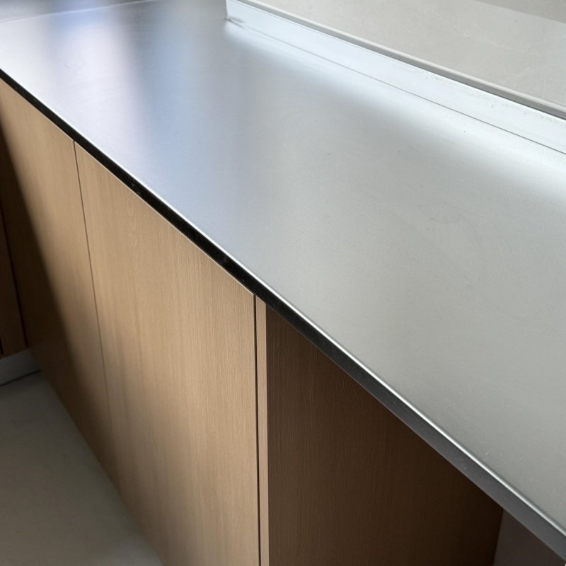 Stainless steel countertop Real shot 14